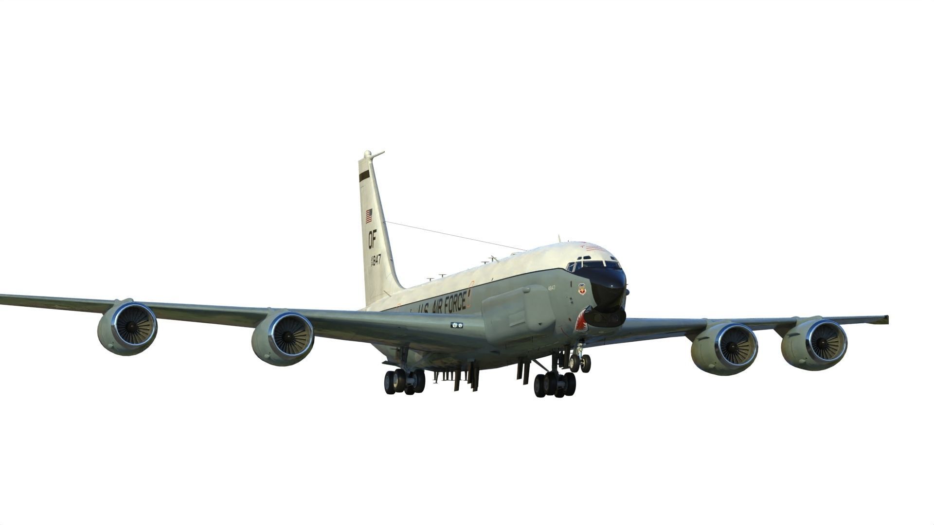 Boeing RC-135 U Combat Sent 3D model_3