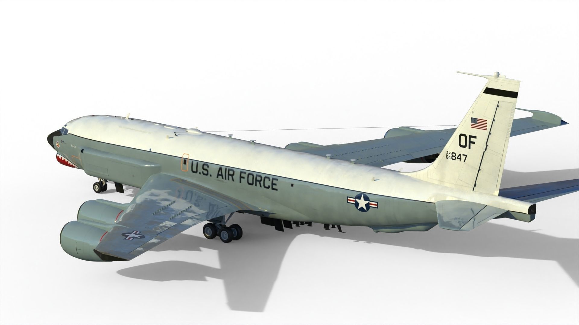 Boeing RC-135 U Combat Sent 3D model_7
