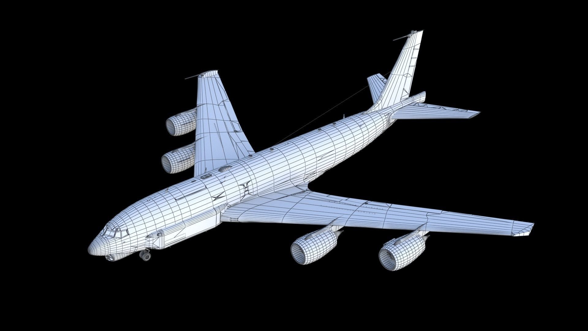 Boeing RC-135 U Combat Sent 3D model_16