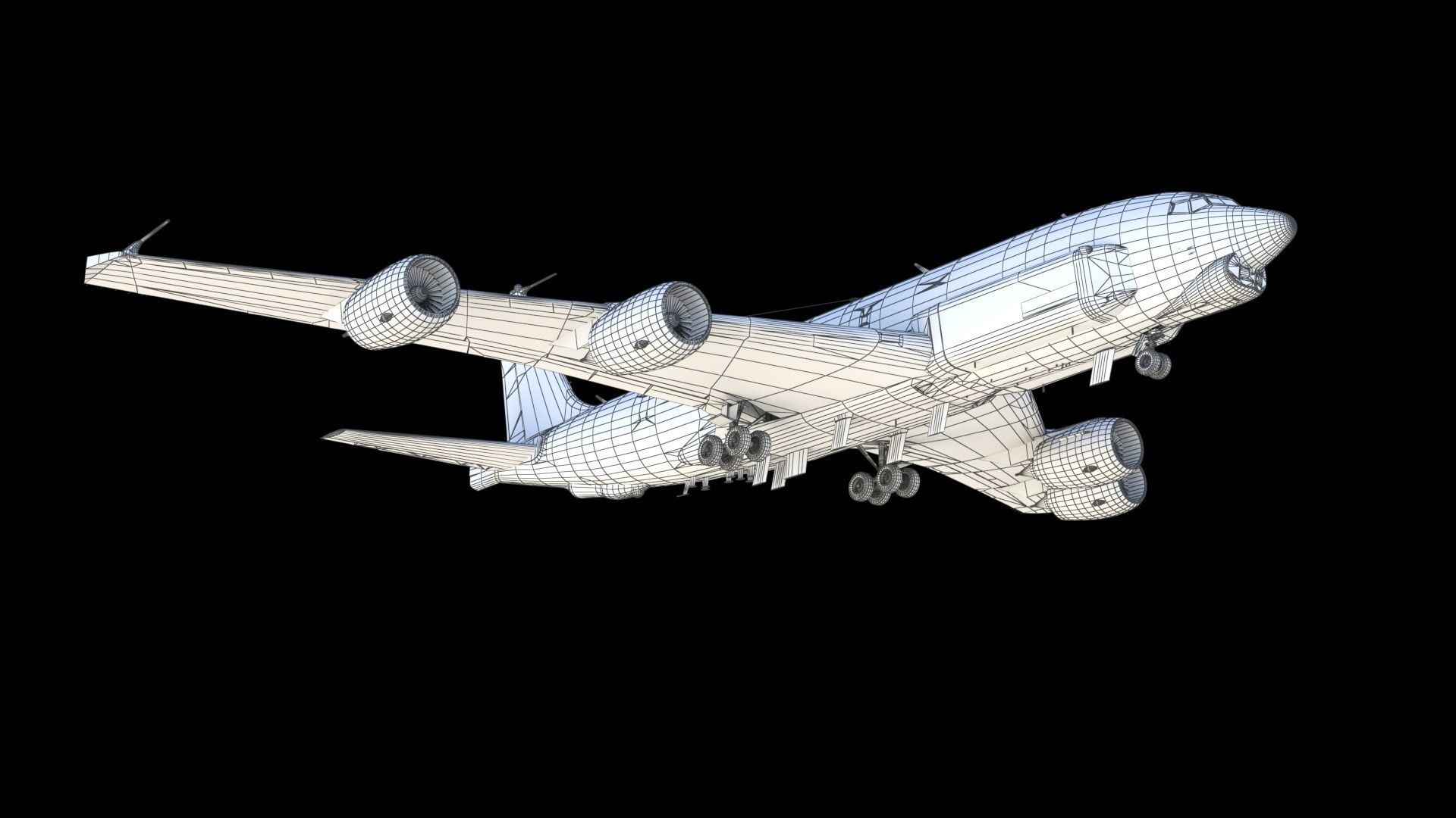 Boeing RC-135 U Combat Sent 3D model_18