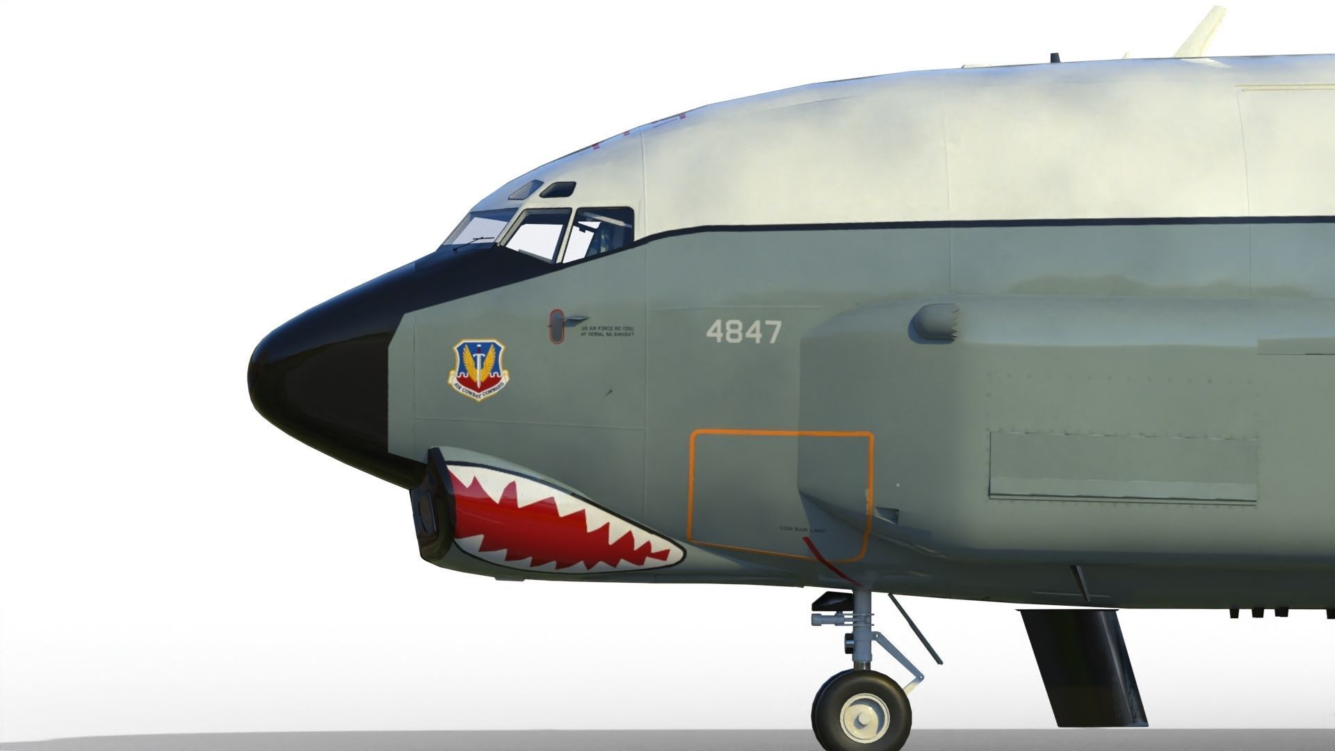 Boeing RC-135 U Combat Sent 3D model_5