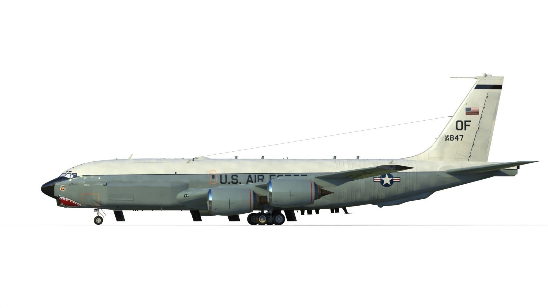 Boeing RC-135 U Combat Sent 3D model_9