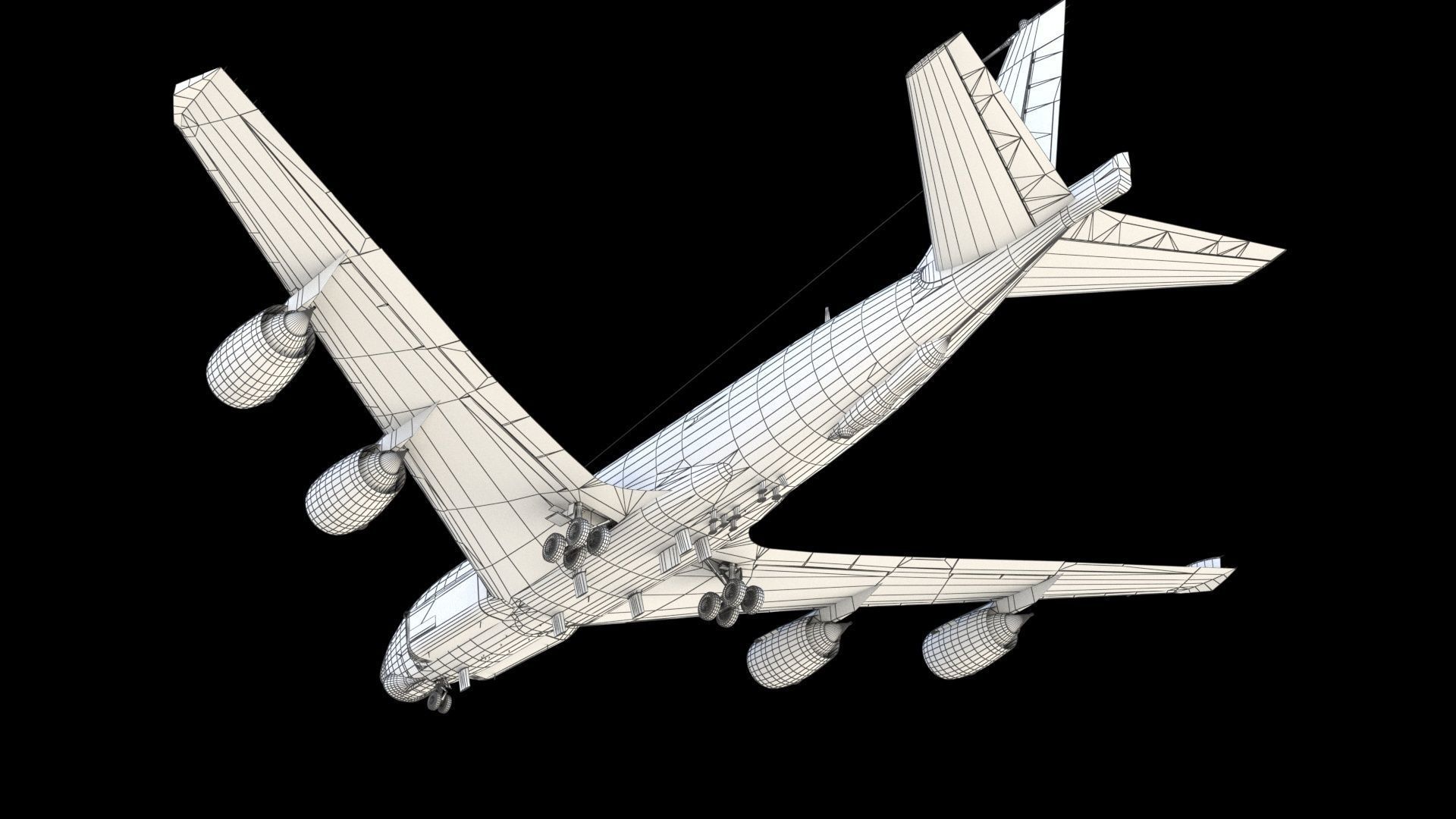 Boeing RC-135 U Combat Sent 3D model_20