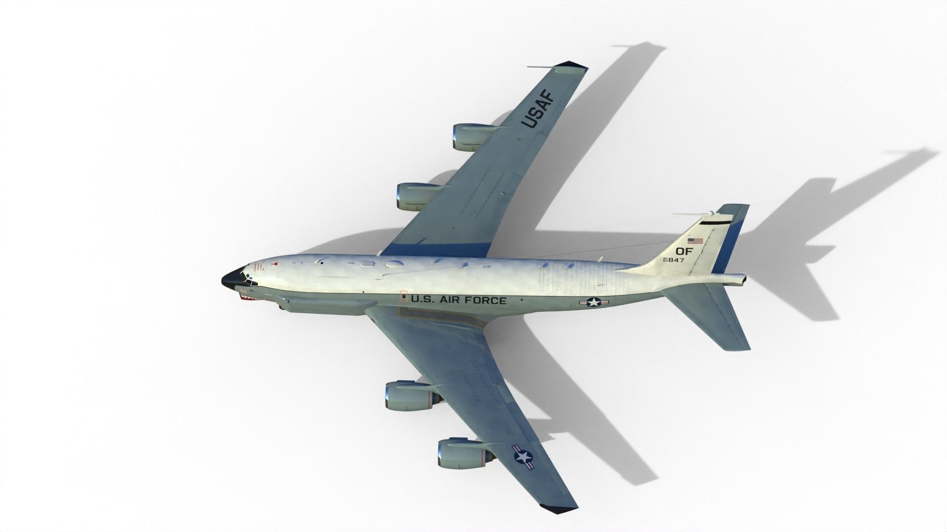 Boeing RC-135 U Combat Sent 3D model_10