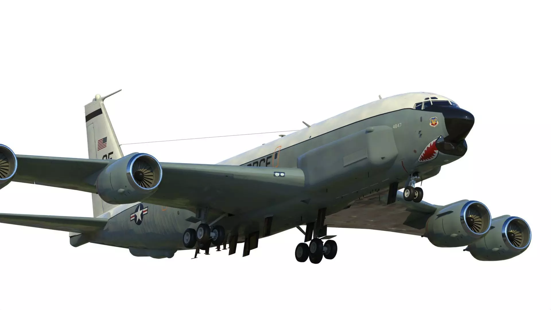 Boeing RC-135 U Combat Sent 3D model_0