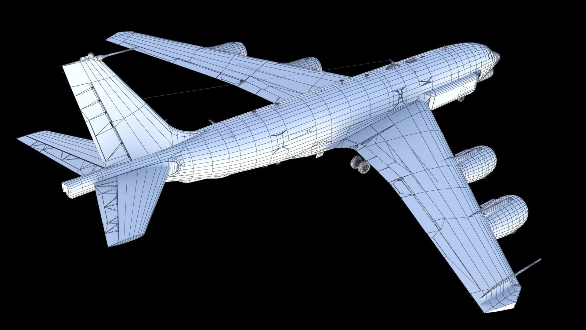 Boeing RC-135 U Combat Sent 3D model_19