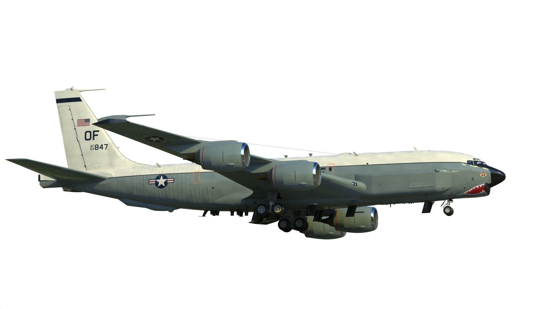 Boeing RC-135 U Combat Sent 3D model_1