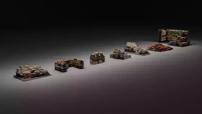 Modular market stands