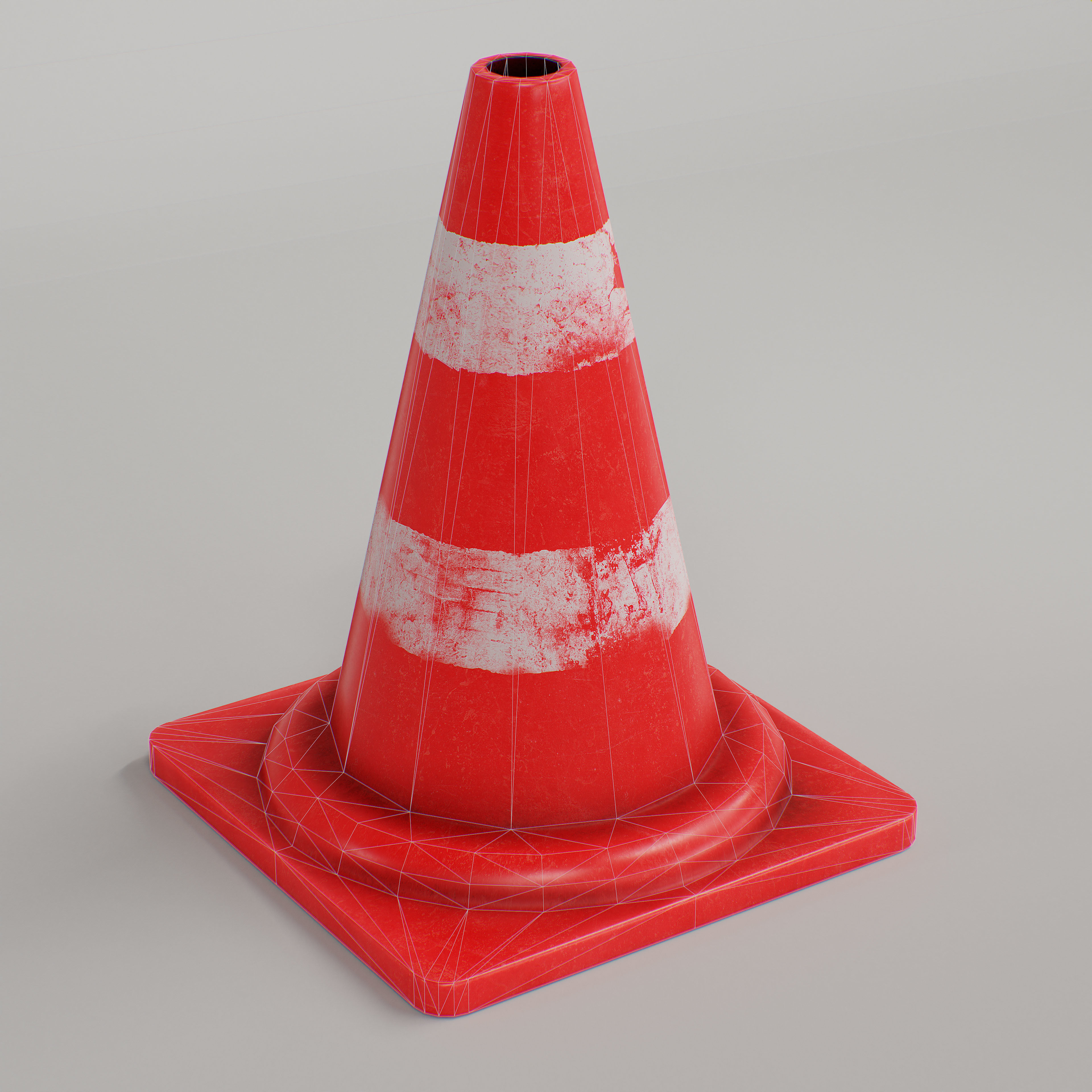 Traffic Cone 315mm FREE 3D Model free VR / AR / low-poly 3D model ...