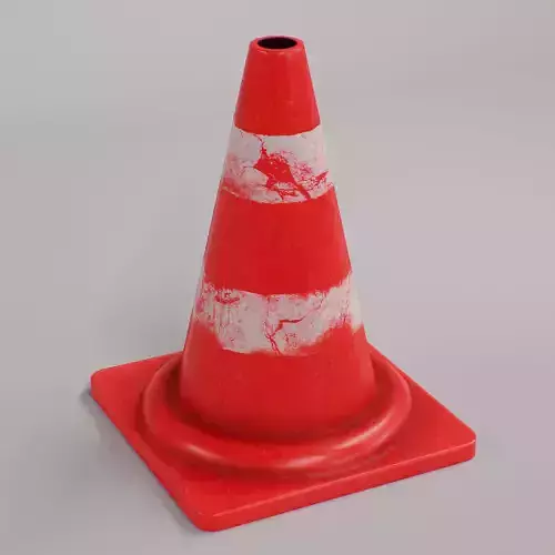 Traffic Cone 315mm  FREE 3D Model Free low-poly 3D model