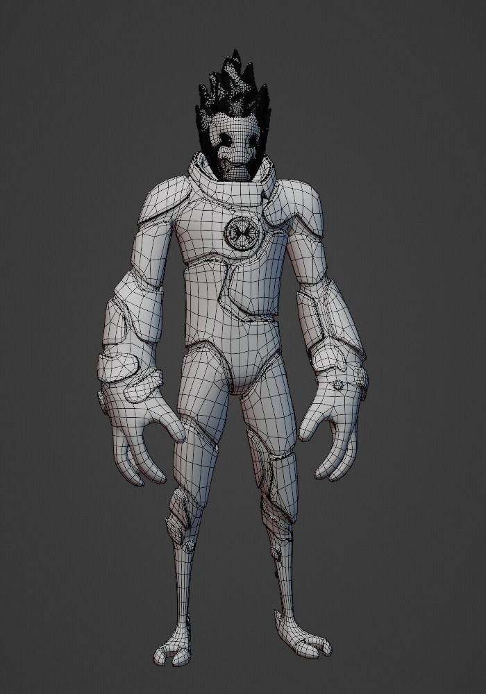 HeatBlast from Ben10 Low-poly 3D model_5