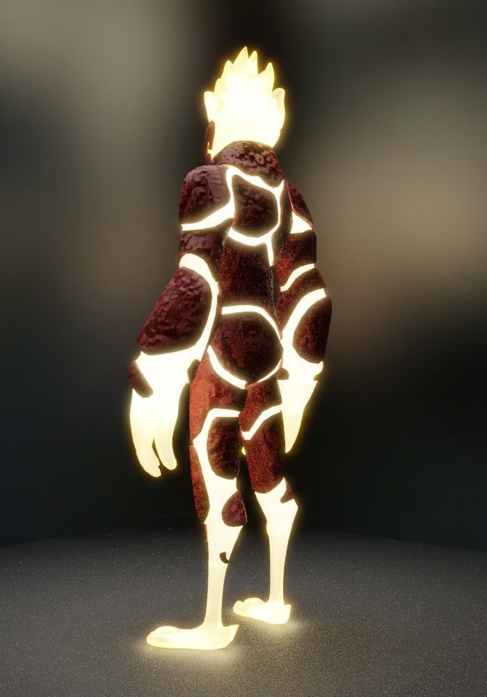 HeatBlast from Ben10 Low-poly 3D model_4