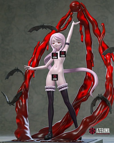 Shalltear Bloodfallen NSFW Ready for 3D Printing 3D print model