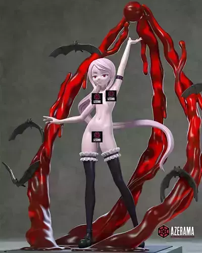 Shalltear Bloodfallen NSFW Ready for 3D Printing