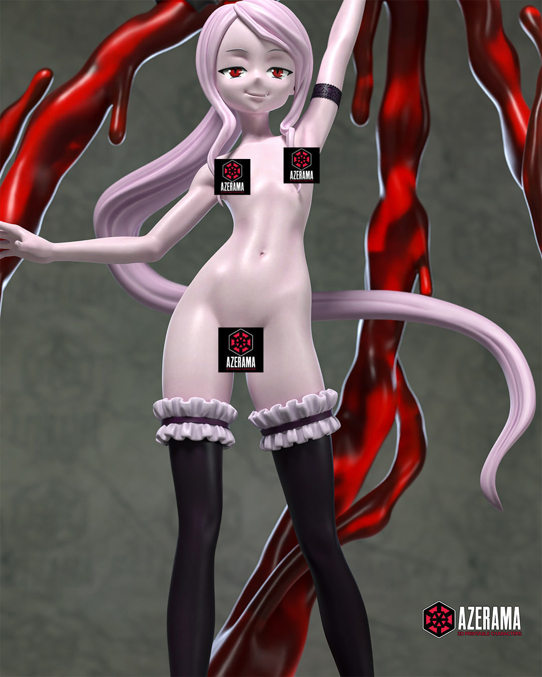 Shalltear Bloodfallen NSFW Ready for 3D Printing 3D print model_6
