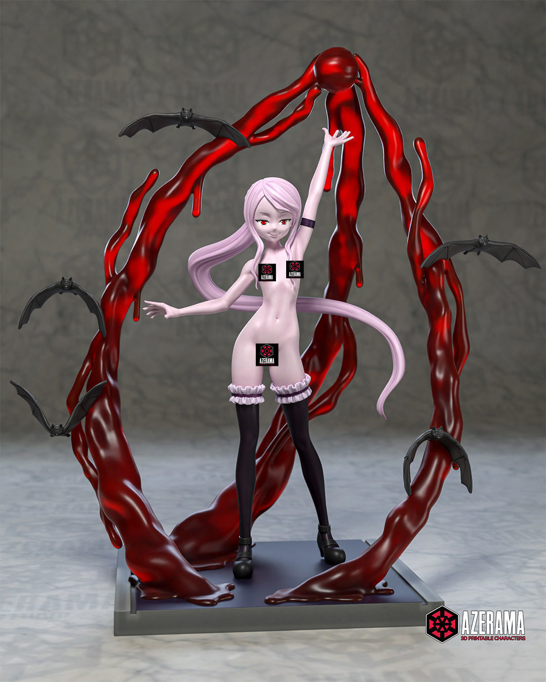 Shalltear Bloodfallen NSFW Ready for 3D Printing 3D print model_7
