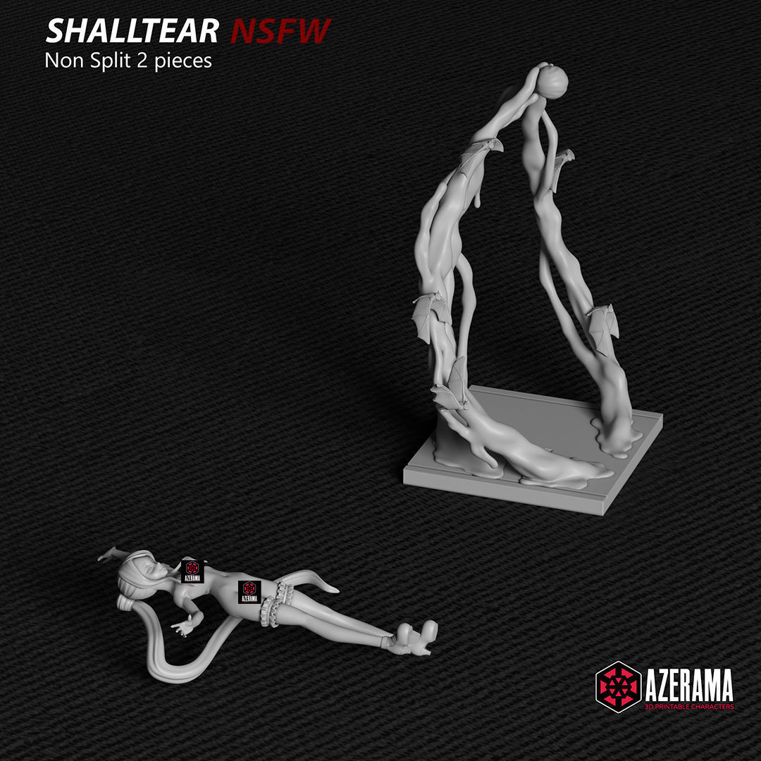 Shalltear Bloodfallen NSFW Ready for 3D Printing 3D print model_8