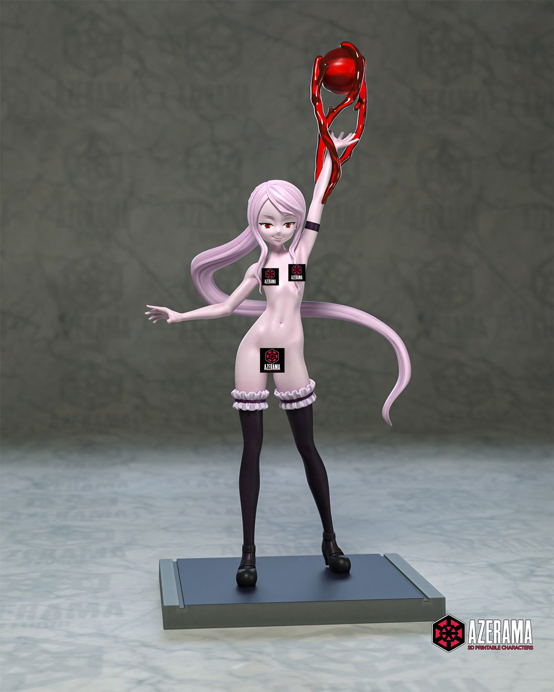 Shalltear Bloodfallen NSFW Ready for 3D Printing 3D print model_9