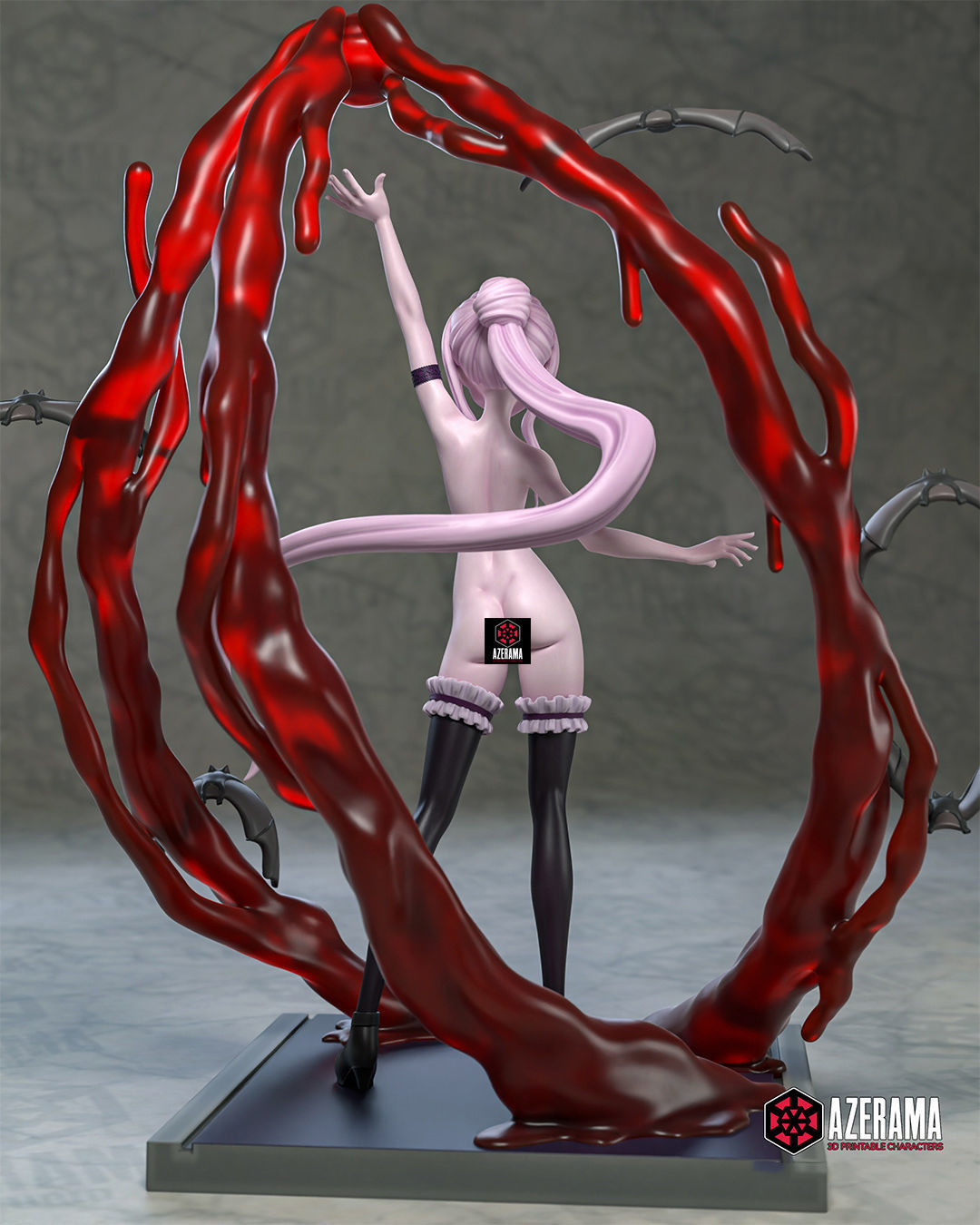 Shalltear Bloodfallen NSFW Ready for 3D Printing 3D print model_4