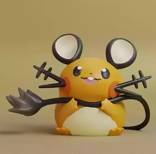 Pokemon - Dedenne Free 3D print model