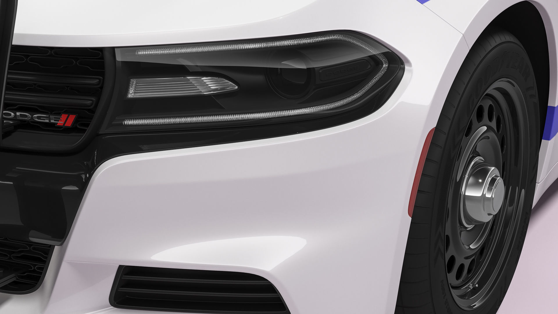 Dodge Charger NYPD 3D model_9