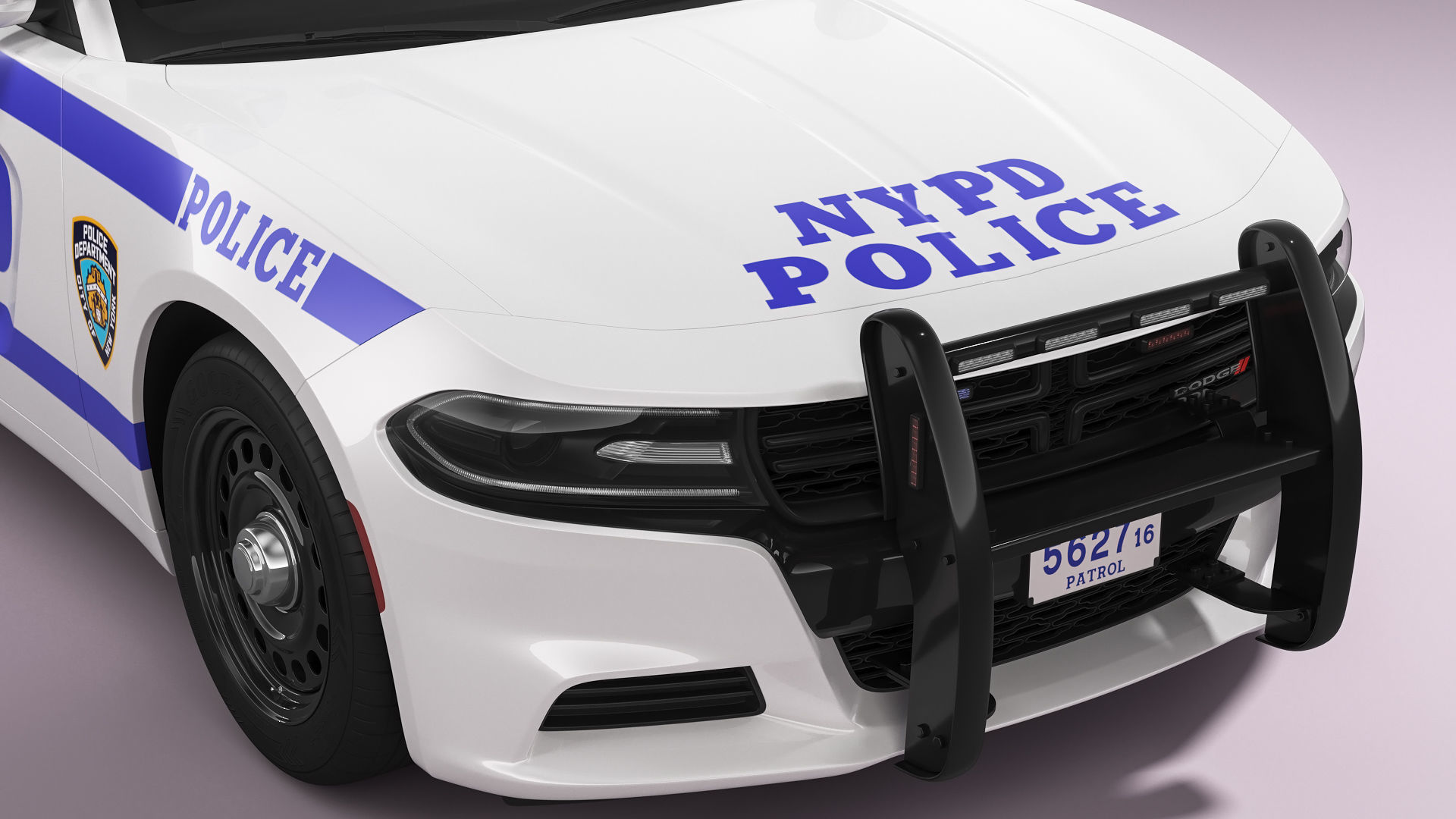 Dodge Charger NYPD 3D model_14