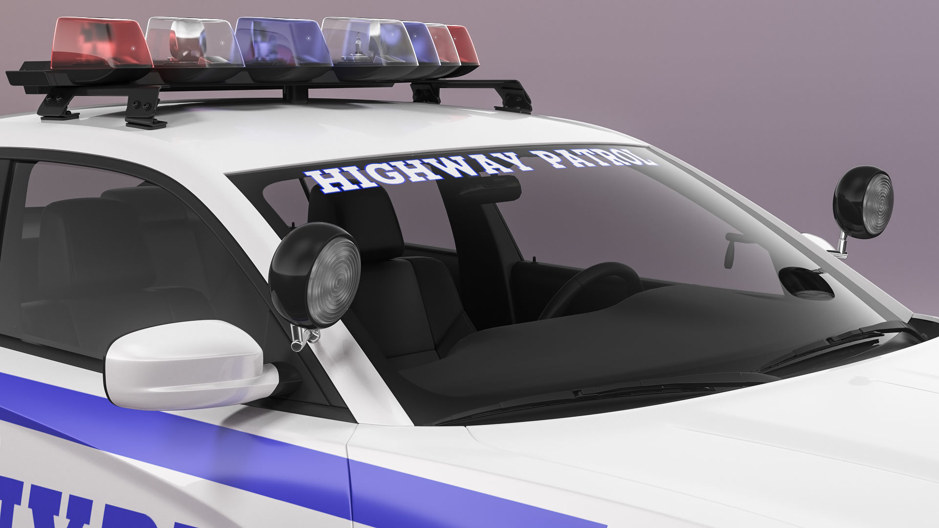 Dodge Charger NYPD 3D model_20