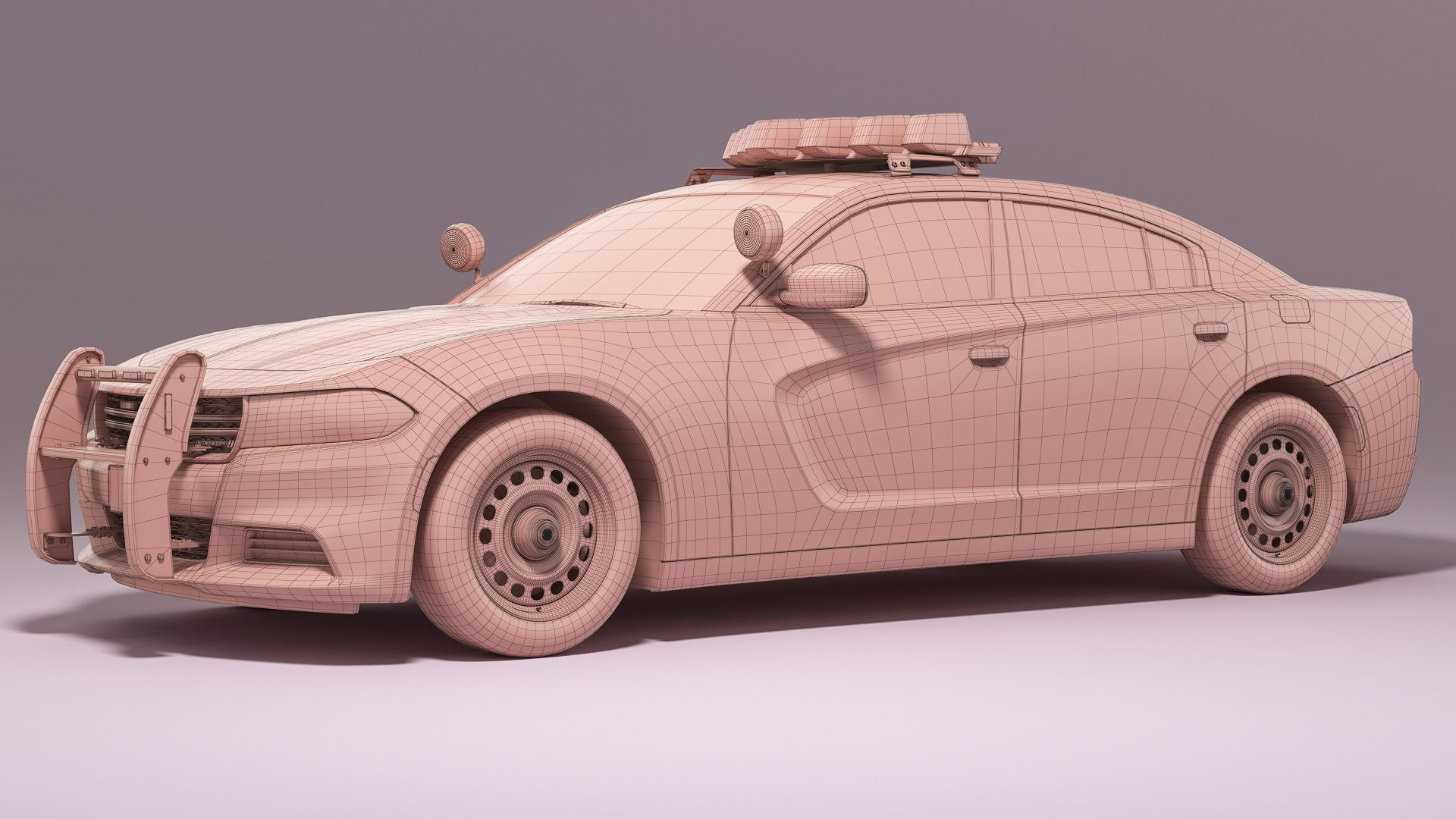 Dodge Charger NYPD 3D model_21