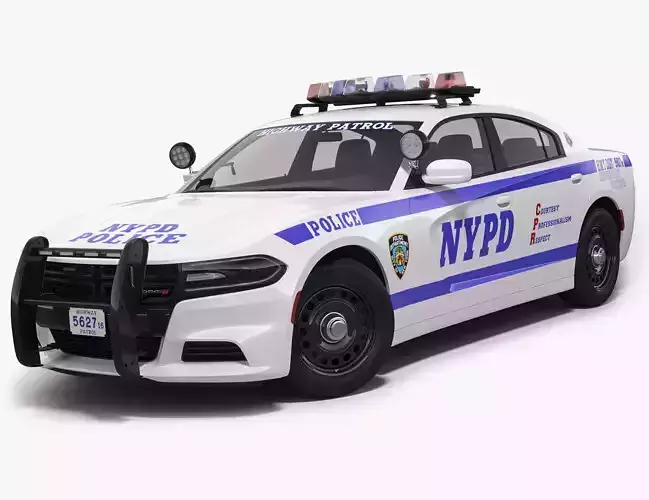 Dodge Charger NYPD 3D model
