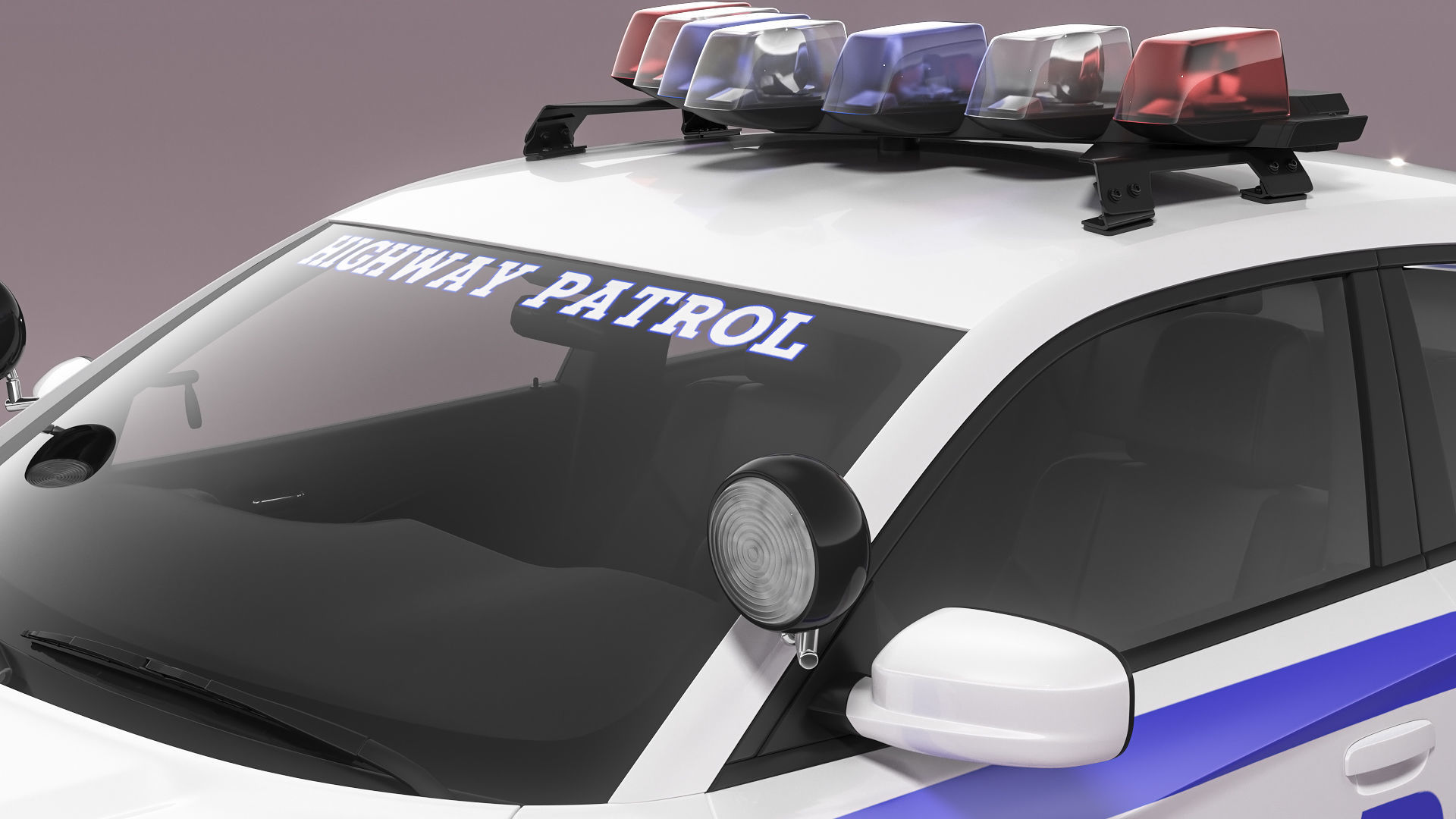 Dodge Charger NYPD 3D model_15