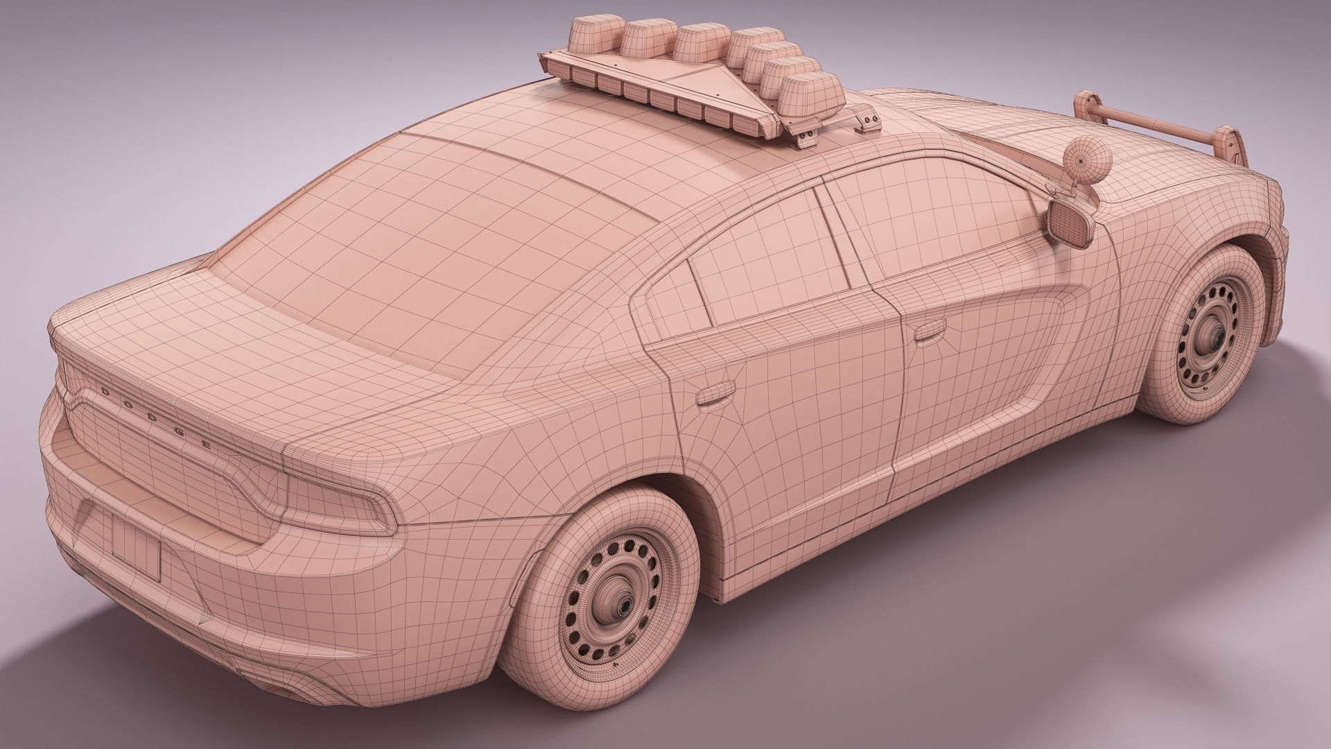 Dodge Charger NYPD 3D model_22