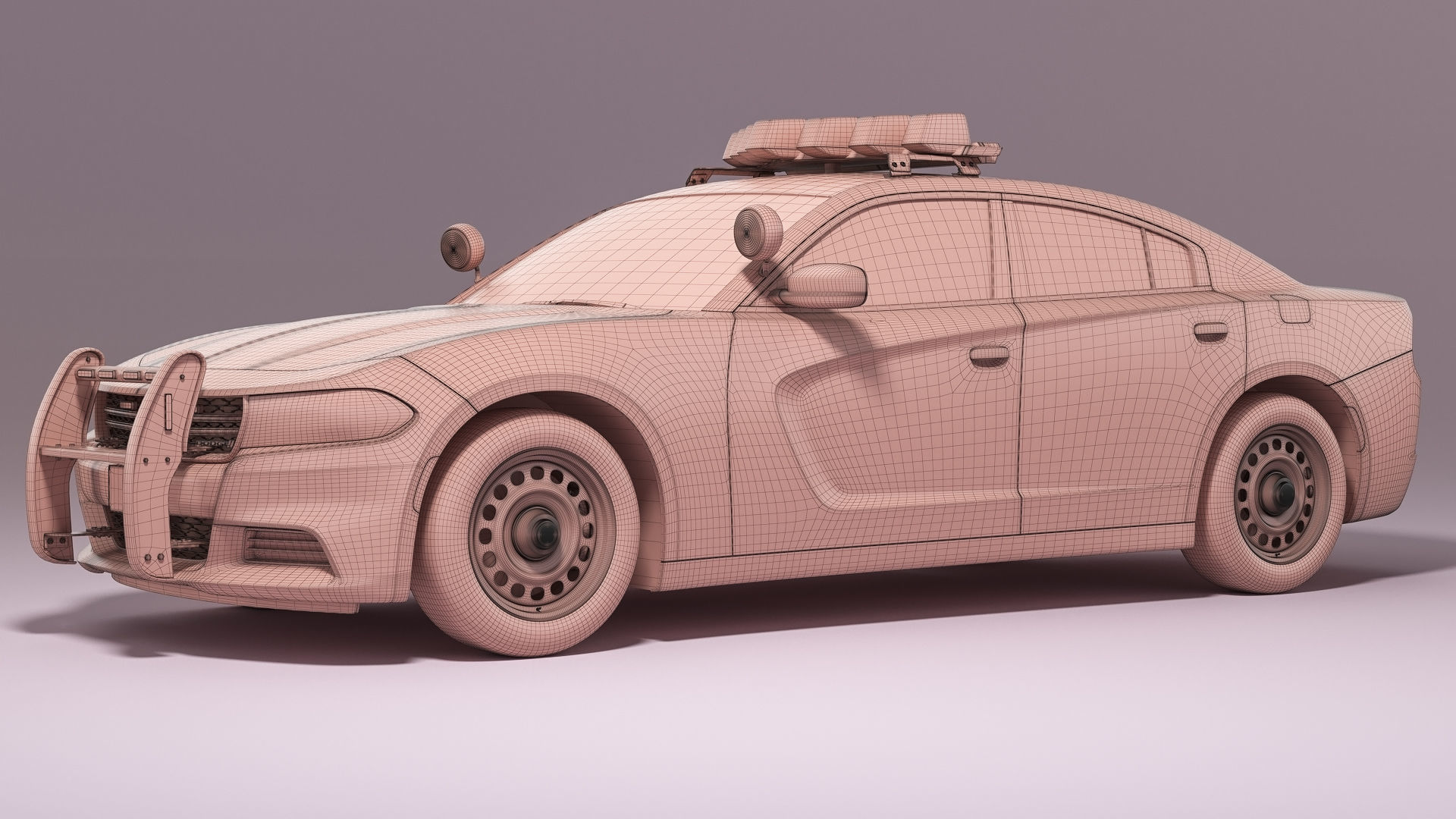 Dodge Charger NYPD 3D model_23