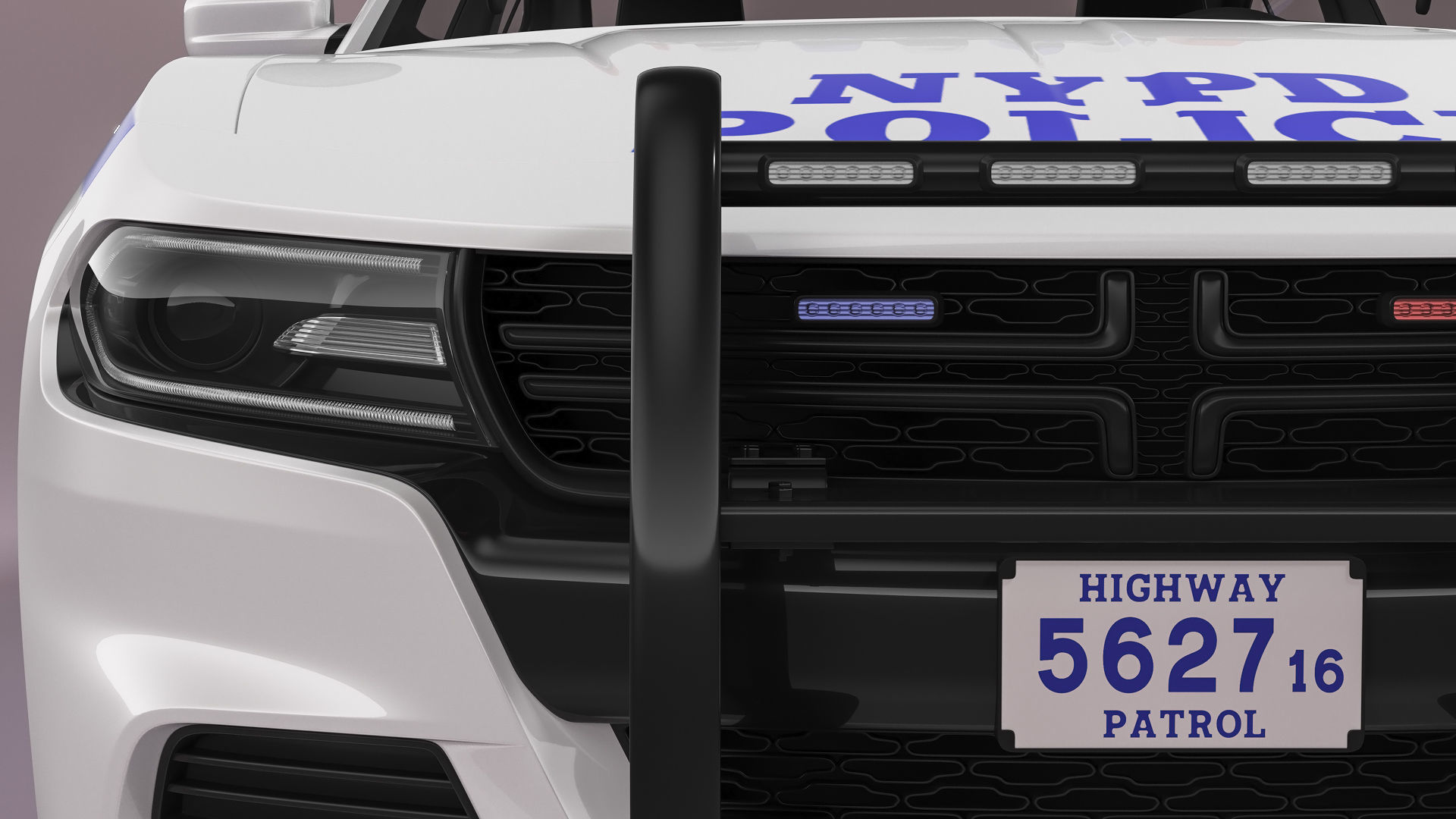 Dodge Charger NYPD 3D model_16