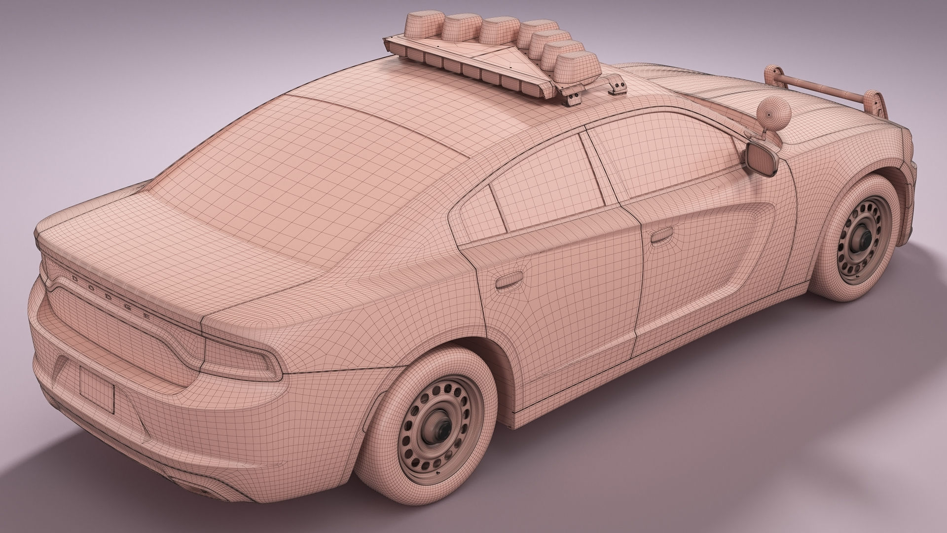 Dodge Charger NYPD 3D model_24