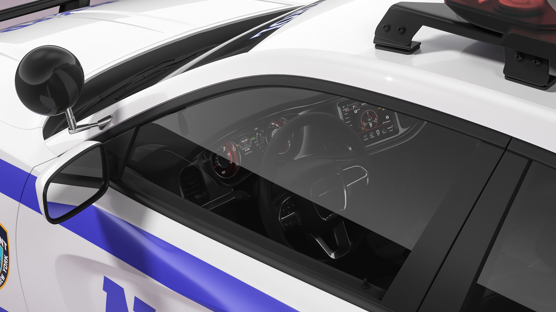 Dodge Charger NYPD 3D model_18