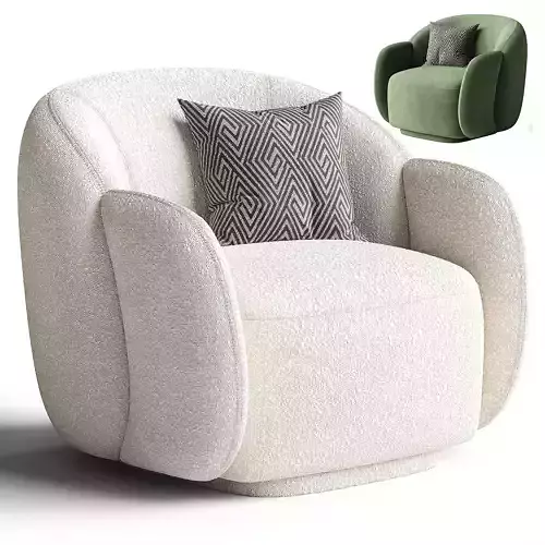 Armchair Bruno Moinard Editions Nice 3D model
