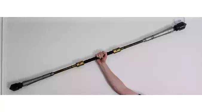 Final Fantasy VII 7 Remake - Lifesize Aeriths Reinforced Staff 3D print model