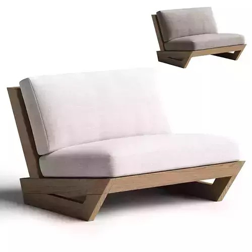 SUNSET TEAK OUTDOOR LOUNGE CHAIR