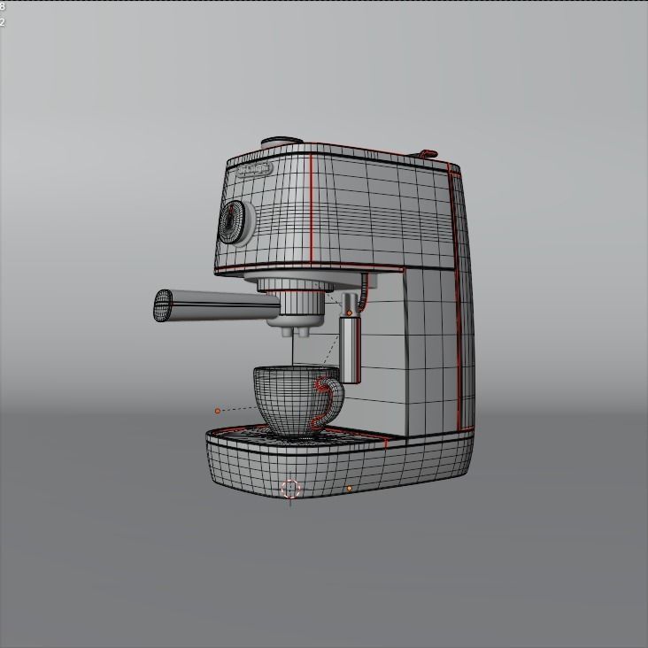 Coffee Machine  3D model_2