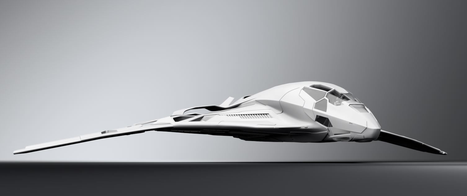 Avengers Quinjet Scale model 3D print model_5