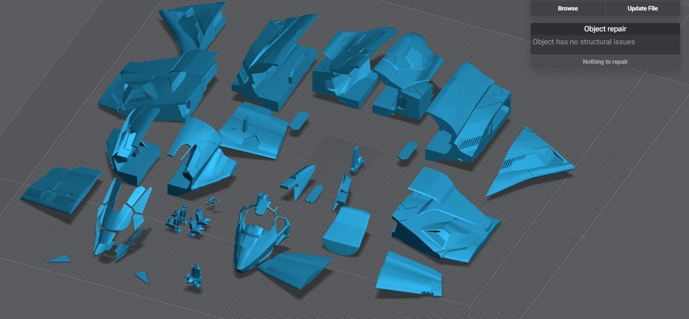 Avengers Quinjet Scale model 3D print model_15