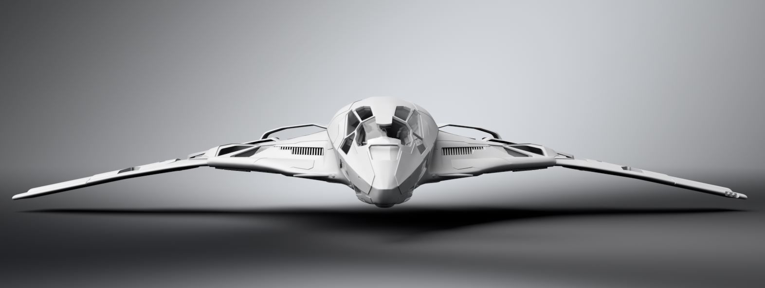 Avengers Quinjet Scale model 3D print model_6