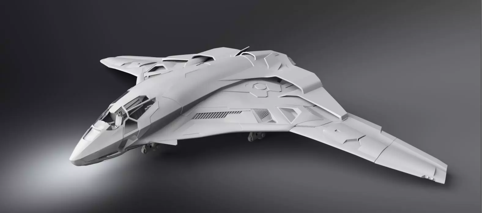 Avengers Quinjet Scale model 3D print model_0
