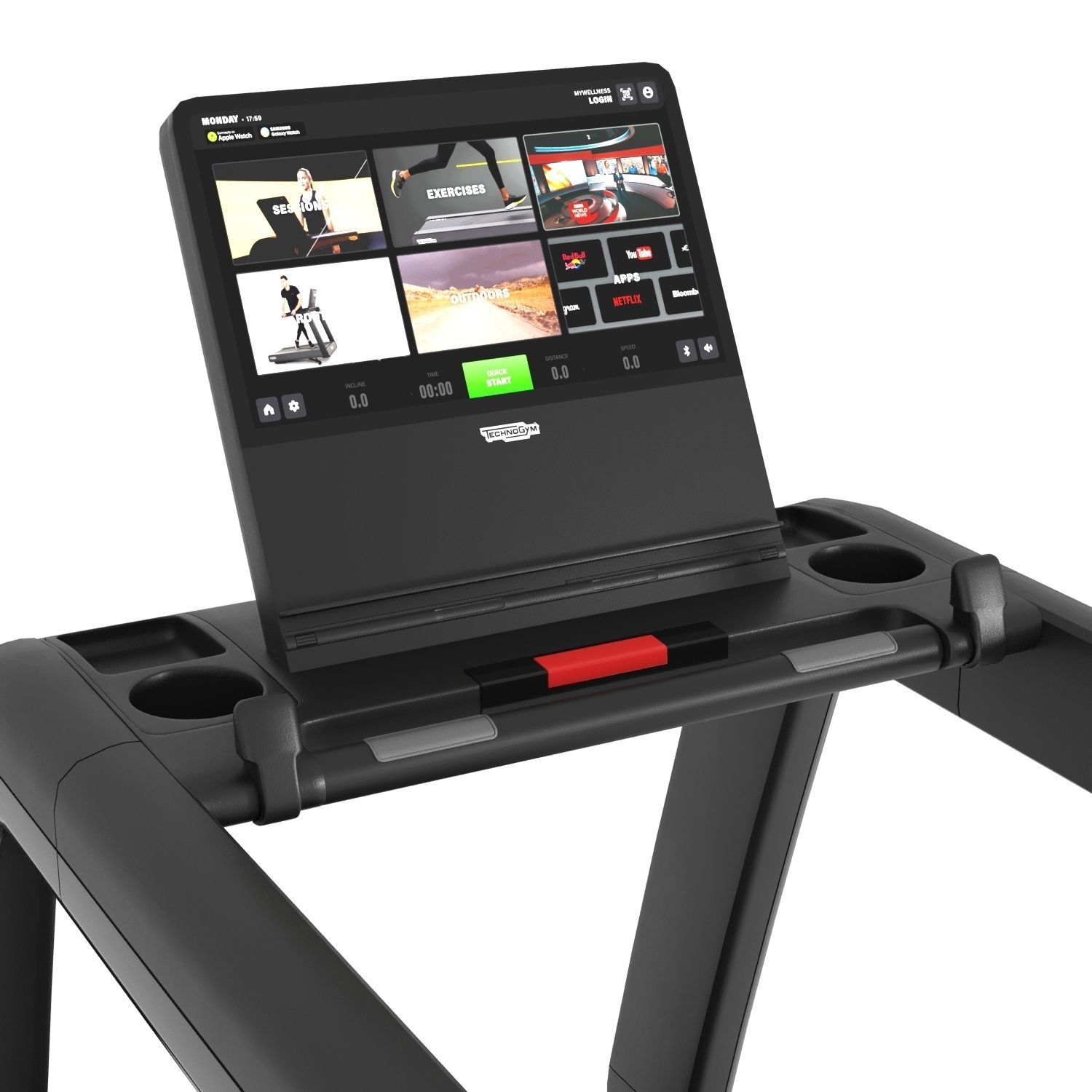 Treadmill Technogym Artis Run 3D model_7