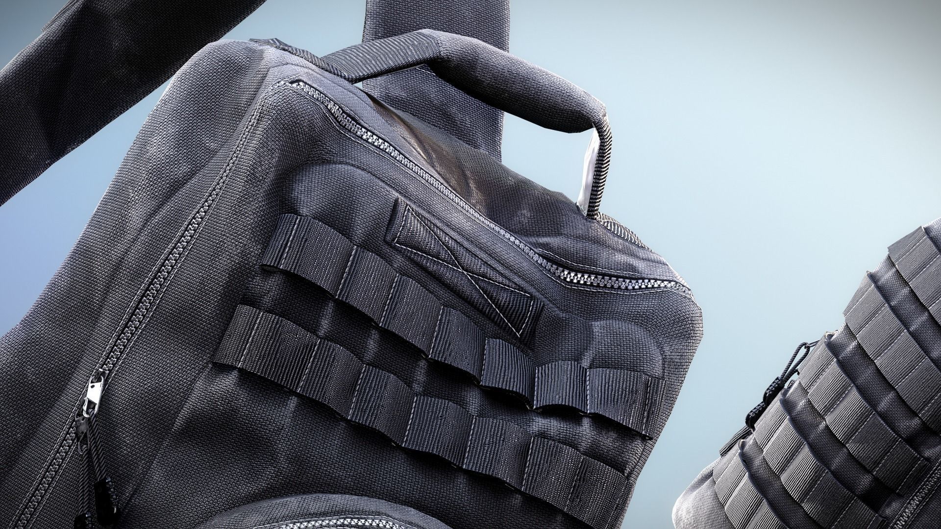 Backpack Game-Ready Low-poly 3D model_11