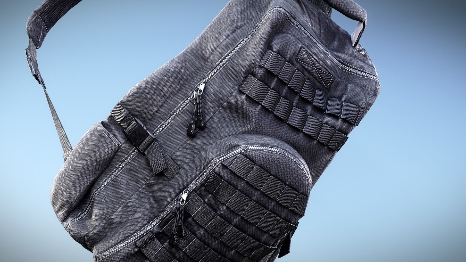 Backpack Game-Ready Low-poly 3D model_20