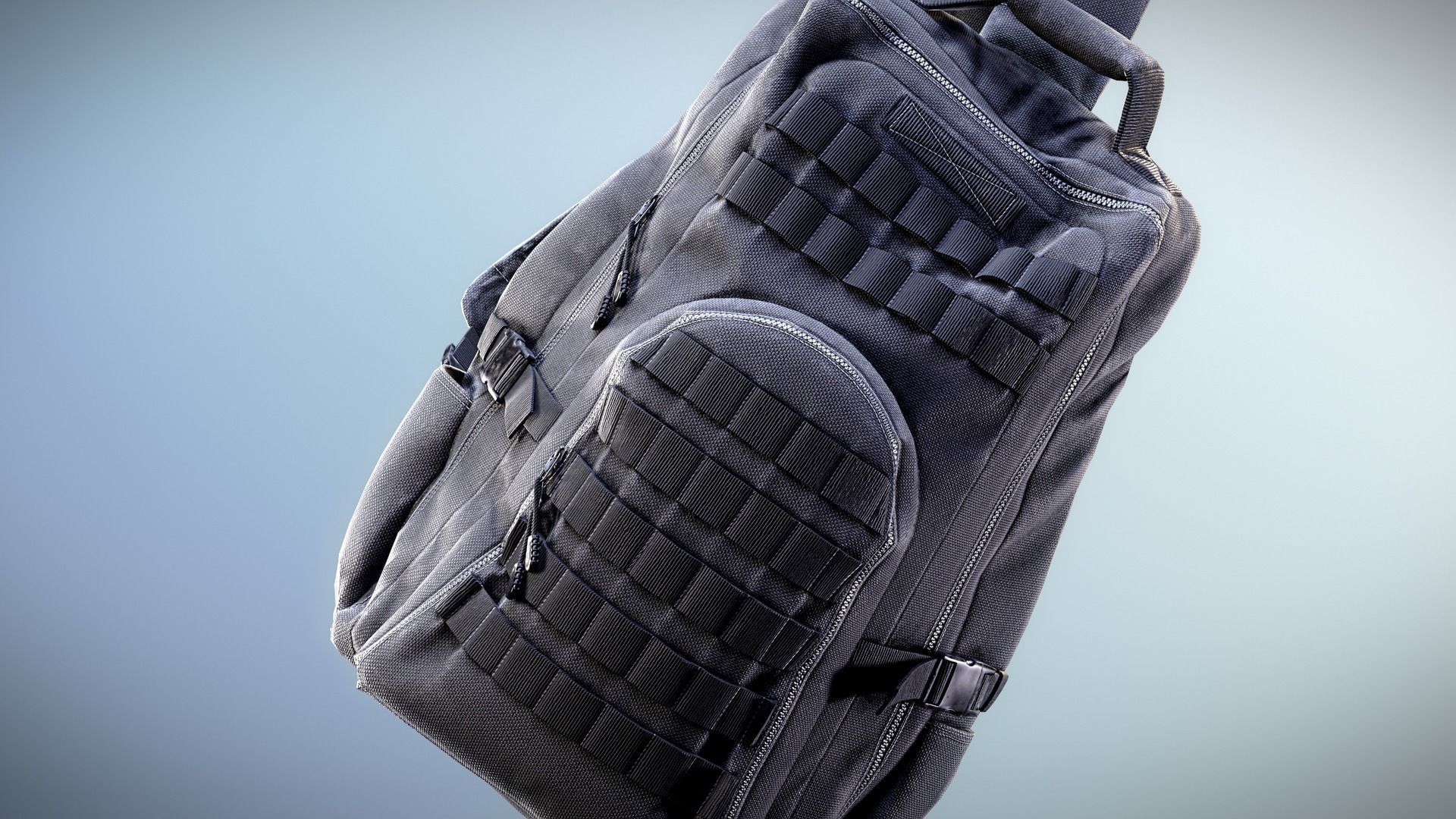 Backpack Game-Ready Low-poly 3D model_6
