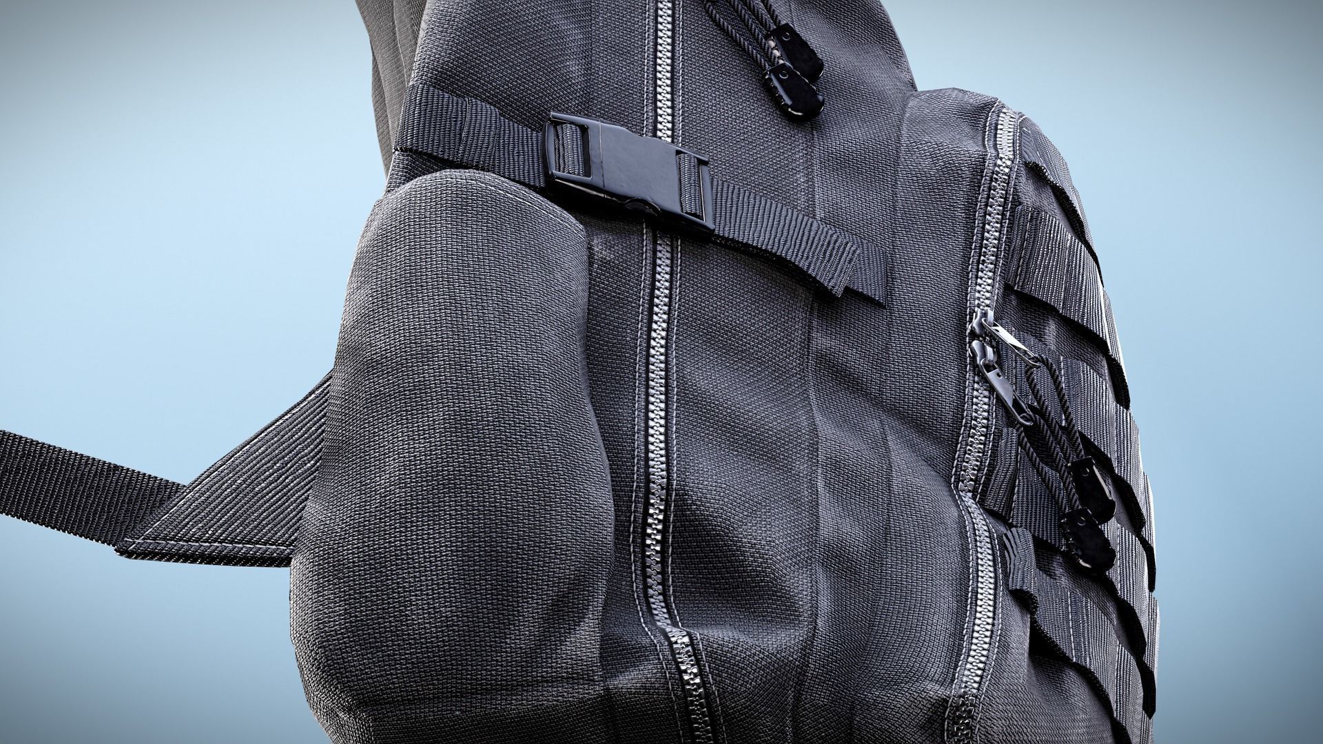 Backpack Game-Ready Low-poly 3D model_4