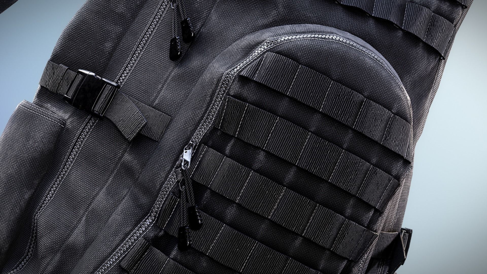 Backpack Game-Ready Low-poly 3D model_10