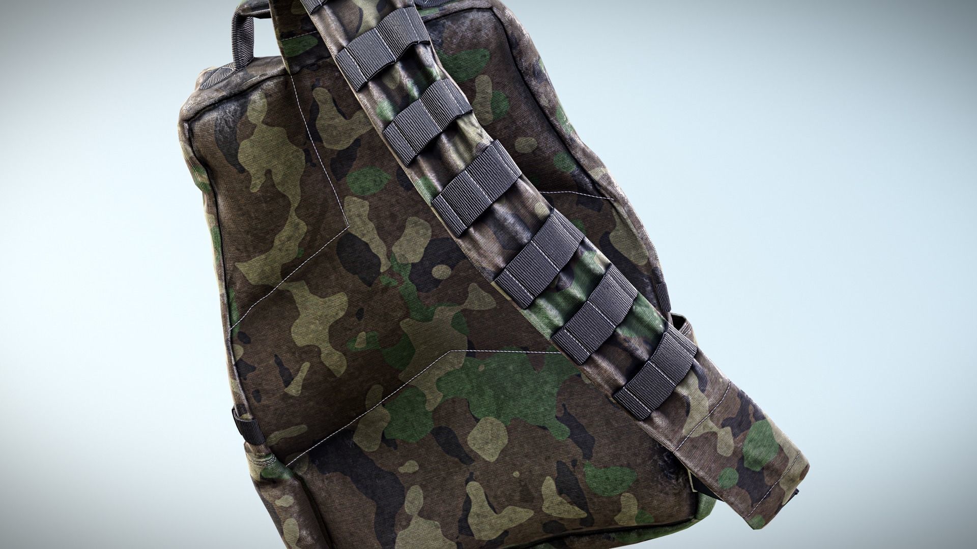 Backpack Game-Ready Low-poly 3D model_15